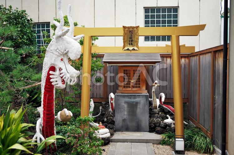 蛇窪神社の境内社　蛇窪龍神社 蛇窪神社,天祖神社,蛇窪龍神社の写真素材
