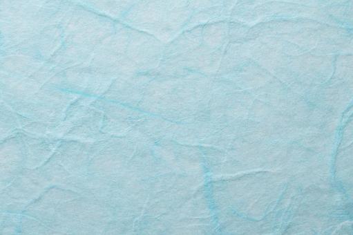 水色和紙の爽やかな質感背景 和紙,紙,水色の写真素材