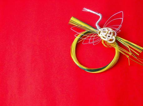 華やぎに満ちた水引の調べ お正月,背景,正月飾りの写真素材