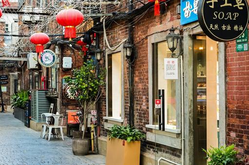 Photo, tianzifang, shanghai, townscape, 