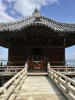 浮御堂@琵琶湖 浮御堂@琵琶湖 浮御堂,琵琶湖,満月寺の写真素材