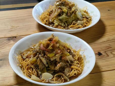 あんかけ焼きそば（皿うどん） あんかけ焼きそば,皿うどん,揚げそばの写真素材