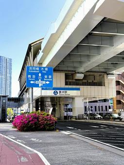 豊洲駅前の街並み 豊洲駅前の街並み つつじ,東京,豊洲の写真素材