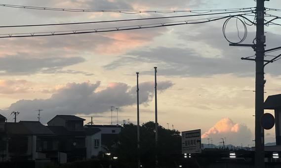 夕方 夕方の写真