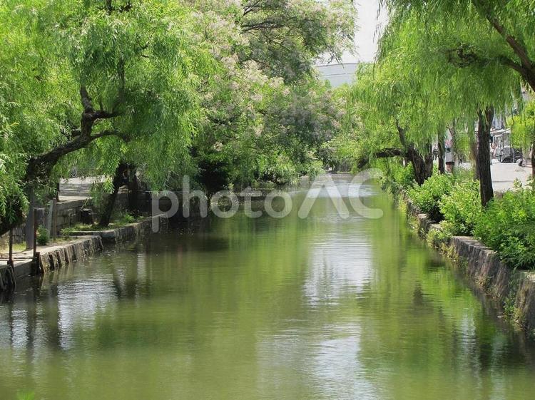 【風景写真】倉敷の風景 倉敷市,街並み,観光地の写真素材