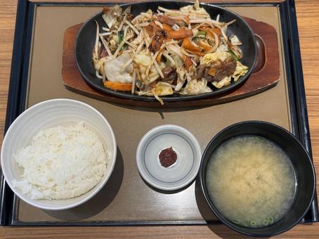 Photo, stir-fried meat vegetables, stir fry, meat, 
