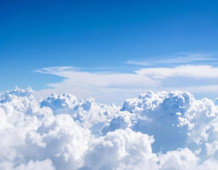 青空と雲 青空と雲の写真
