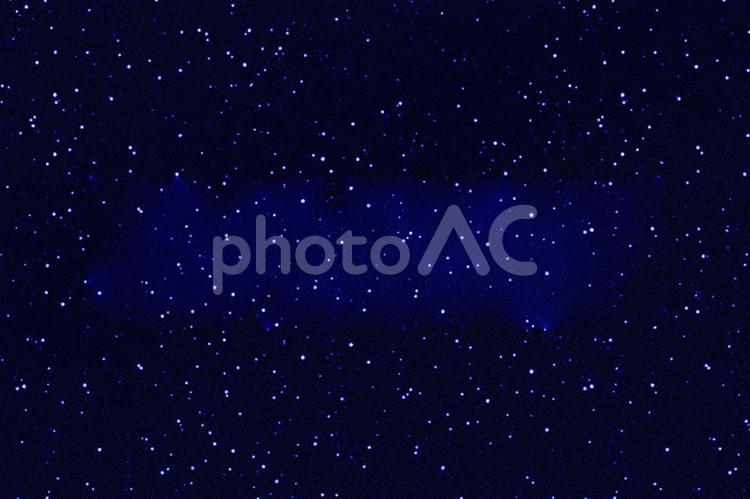 星空　宇宙　イメージ 星,青い光,満天の写真素材