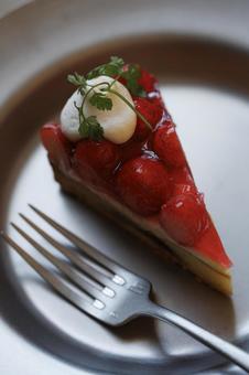 イチゴのタルト イチゴのタルト,苺のタルト,タルトの写真素材