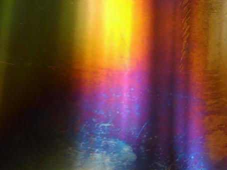 Photo, metal, rainbow-colored, oxide film, 
