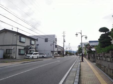 上田城周辺の街並み(長野県・上田市) 上田城周辺の街並み(長野県・上田市)の写真