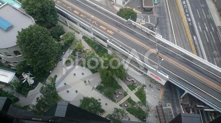 日比谷 有楽町周辺 道路,ビル,高速道路の写真素材