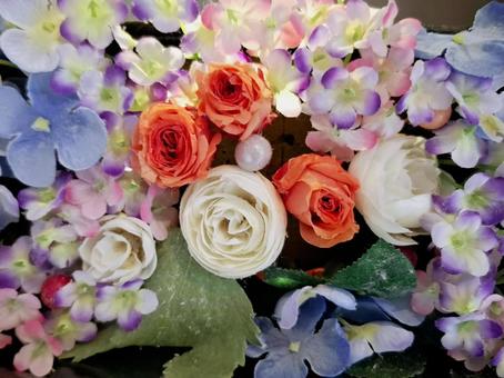 カラフルブーケ カラフルブーケ フラワー,フラワーアレンジメント,カラフルの写真素材