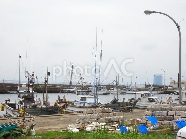 漁港の風景 漁港,港,漁船の写真素材