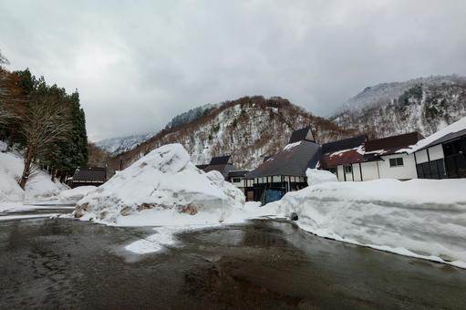 250329秋山郷切明温泉 250329秋山郷切明温泉 秋山郷,長野県,栄村の写真素材