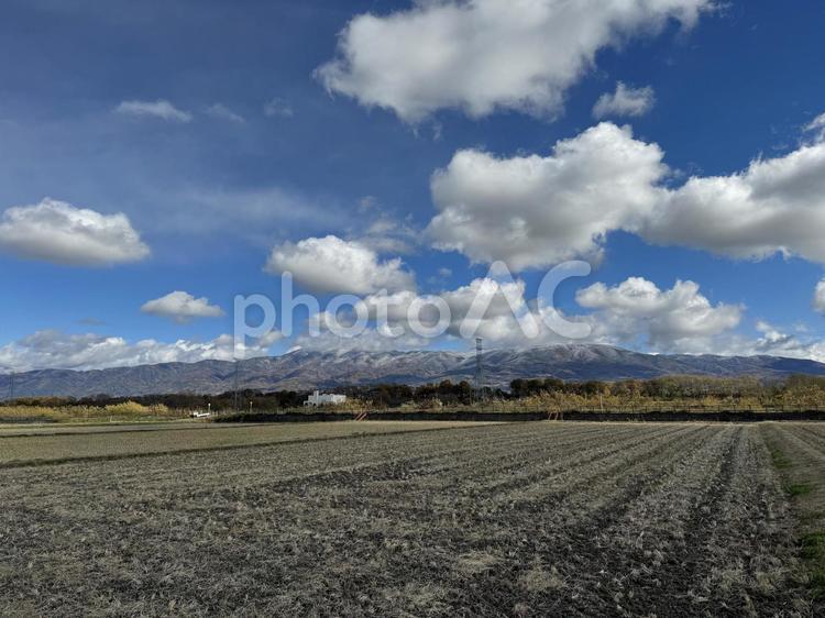 晩秋の長野県塩尻市 秋,晩秋,塩尻市の写真素材