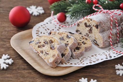 シュトーレン シュトーレン シュトーレン,クリスマス,ケーキの写真素材