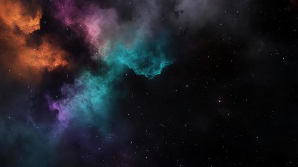 幻想的な宇宙の背景 幻想的な宇宙の背景の写真