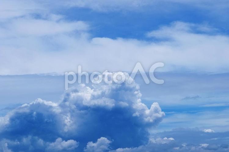 夏空 青空,夏,夏空の写真素材