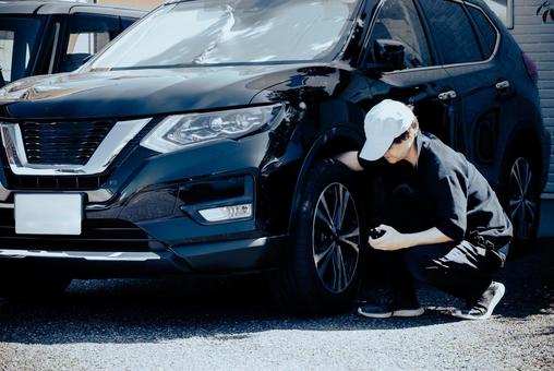 自動車泥棒 窃盗犯 自動車泥棒 窃盗犯 盗難,盗難者,泥棒の写真素材