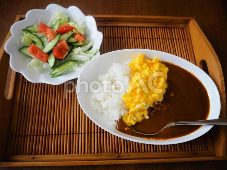 オムカレー オムカレー,食べもの,おいしいの写真素材