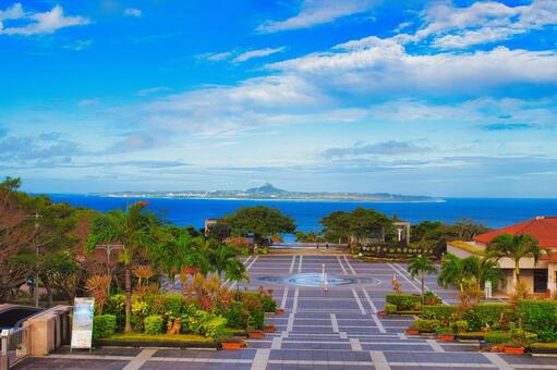 沖縄風景 沖縄,海,バカンスの写真素材
