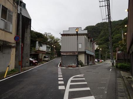 会津若松 東山温泉 温泉街 会津若松,東山温泉,原滝の写真素材