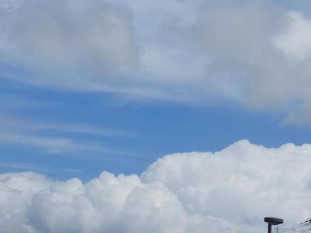 Photo, sky, cloudy, cloud image, 