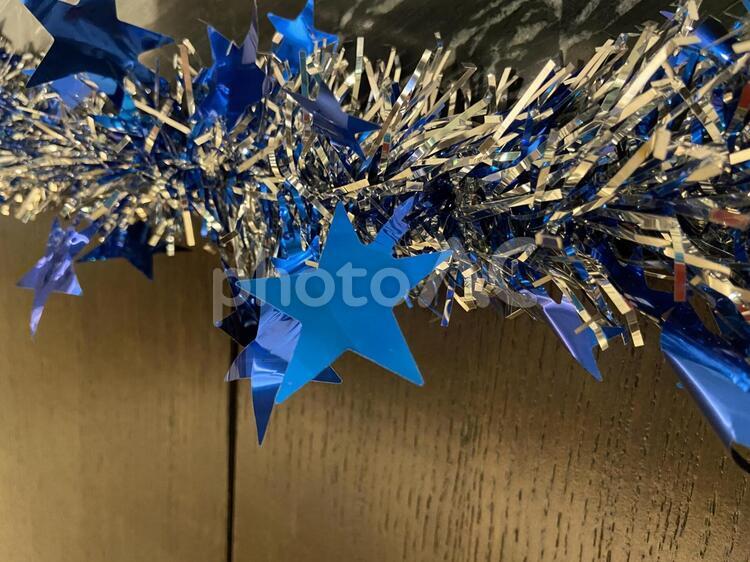 クリスマスの飾り(青系)(2) 冬,自然,クリスマスの写真素材