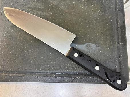 包丁 ナイフ,刃物,キッチン用品の写真素材