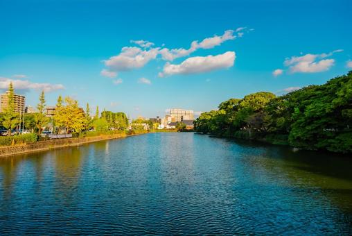 【佐賀】佐賀城跡 佐賀,城跡,佐賀城跡の写真素材