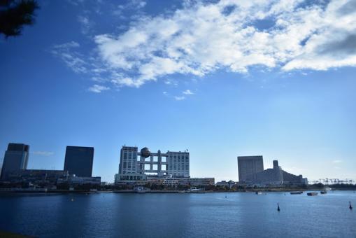 晴天の海の写真