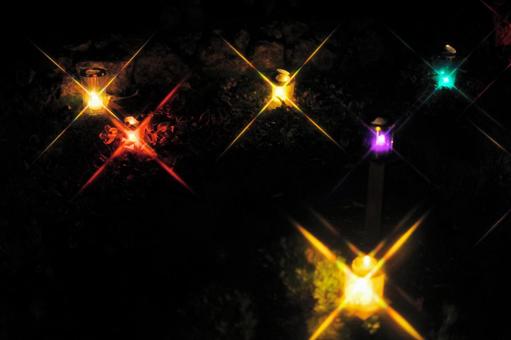 クロスフィルターで煌めくキャンドルナイト キャンドル,キャンドルナイト,ろうそくの写真素材