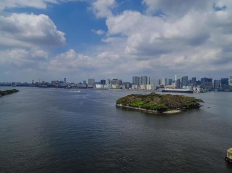 【東京都】お台場・第六台場 第六台場,お台場海浜公園,お台場の写真素材