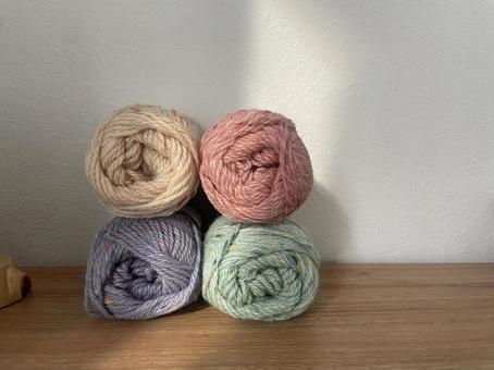 毛糸 毛糸,毛糸だま,編み物の写真素材