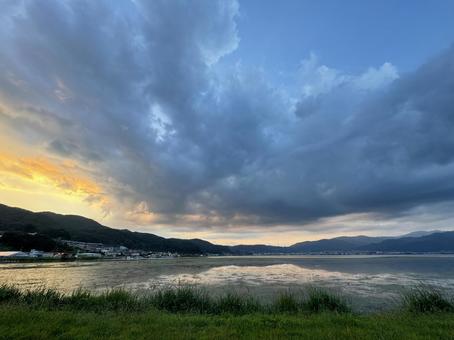 夕暮れ 夕暮れの写真