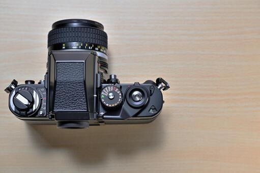 往年の名機、プロフェッショナル一眼レフ クラシックカメラ,フイルムカメラ,マニュアルフォーカスの写真素材