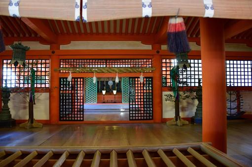 広島宮島 厳島神社の本殿 広島宮島 厳島神社の本殿 世界遺産,国宝,厳島神社の写真素材