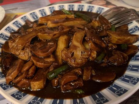 東京、スペイン料理店の牛肉の煮込み 日本,東京,スペイン料理の写真素材