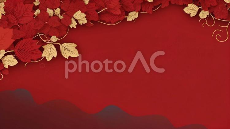 紅和紙に鹿の子雲11 和紙,鹿の子,雲の写真素材
