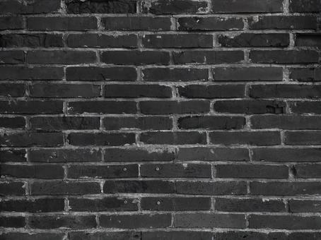 煉瓦の壁　黒 黒,黒い,テクスチャの写真素材
