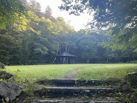自然 ぽつんとした公園 自然 ぽつんとした公園の写真