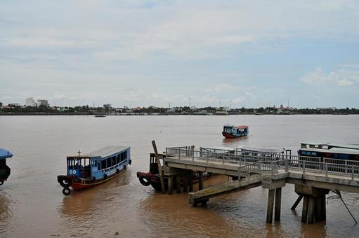 メコン川ジャングルクルーズ(ベトナム) メコン川ジャングルクルーズ(ベトナム) メコン川,ベトナム,クルーズの写真素材