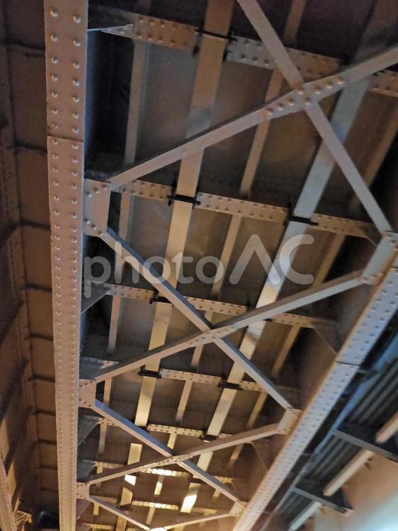 高架下の風景 高架,陸橋,自然の写真素材