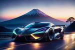 未来の日本のスーパーカー 車,スーパーカー,スポーツカーの写真素材
