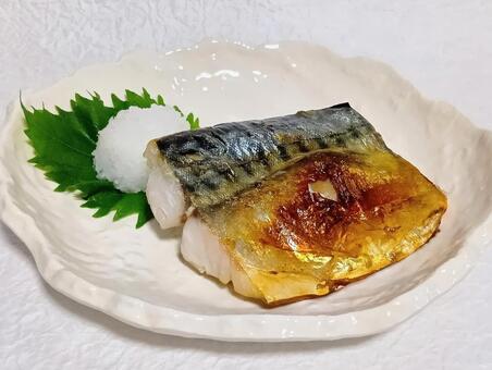 サバの塩焼き サバ,塩焼き,和食の写真素材