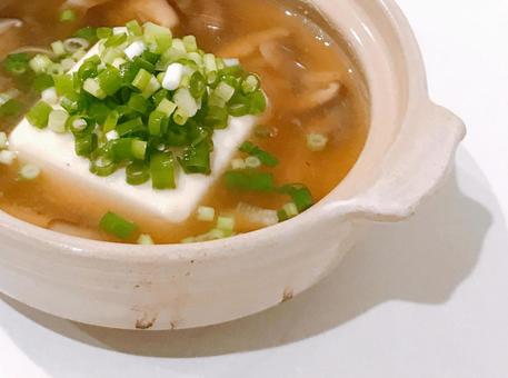 豆腐スープ 豆腐スープ 豆腐スープ,豆腐茸スープ,豆腐きのこスープの写真素材