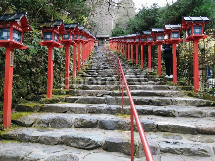貴船神社　京都　左京区　鞍馬 貴船神社,京都,左京区の写真素材