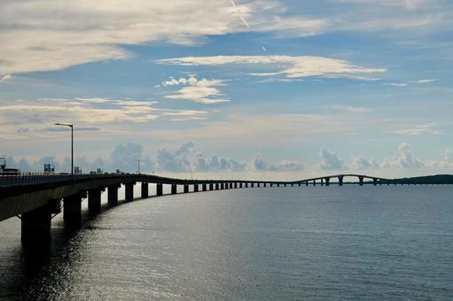 宮古島の伊良部大橋 伊良部大橋,宮古島,海の写真素材