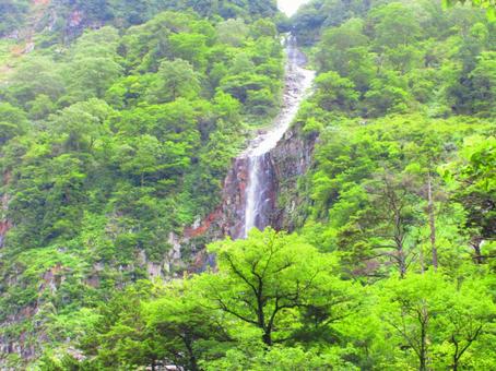富山県-ハンノキ滝-近景 富山県-ハンノキ滝-近景の写真